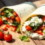 Easy Cottage Cheese Wrap: A Quick Healthy Lunch cottage cheese wrap