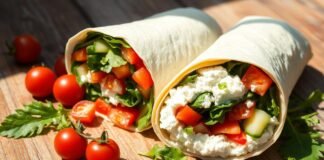 Easy Cottage Cheese Wrap: A Quick Healthy Lunch cottage cheese wrap