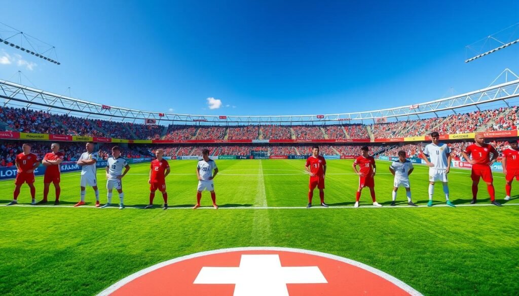 denmark national football team vs switzerland national football team lineups