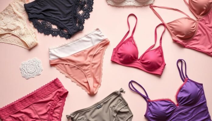 different styles of women's underwear