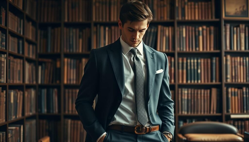 refined intellectual apparel for men