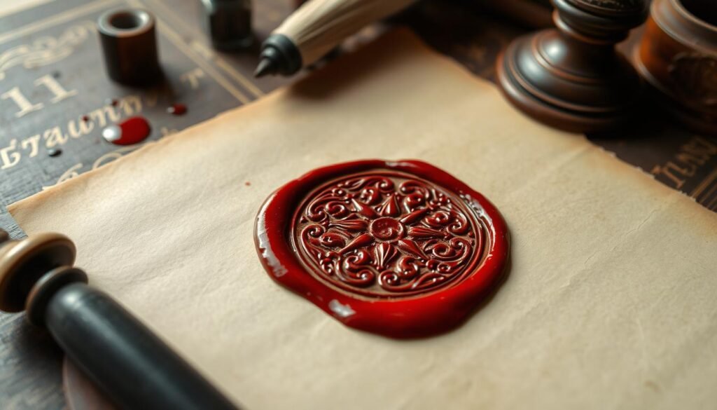 vintage wax seal