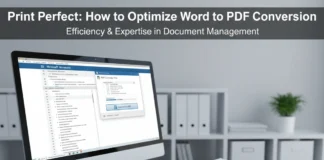 Print Perfect: How to Optimize Word to PDF Conversion Word to PDF Conversion: Guide to Print Optimization